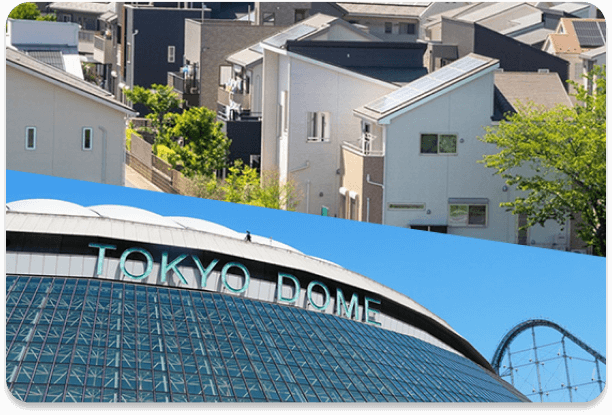 東京ドーム2個分 施工実績